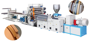 Extrudeuse de bandes de chant en PVC faisant la machine