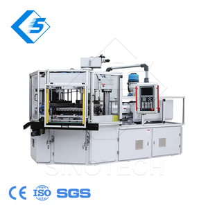 Macchina per lo stampaggio mediante soffiaggio ad iniezione di bottiglie contagocce in plastica Sinotech ST30D (IBM)