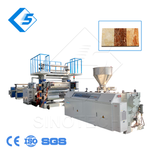 Экструзионная линия для производства искусственного мрамора из ПВХ Sinotech