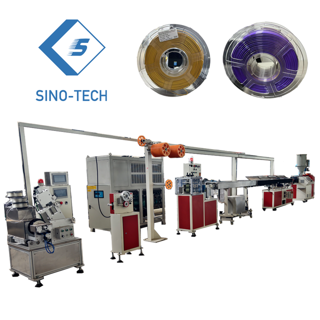 Ligne d'extrusion de filaments d'imprimante 3D monochrome