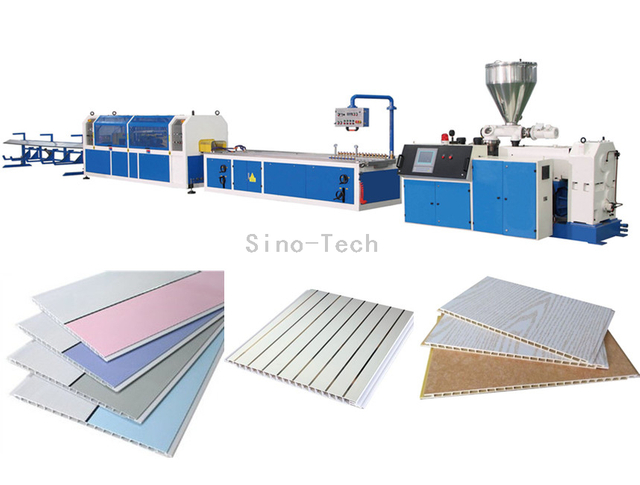 Máquina de fabricación de plástico para el techo de PVC